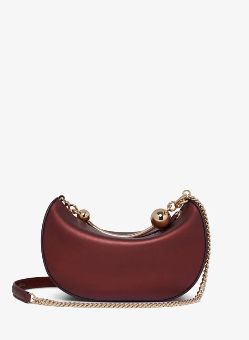 Strathberry  Leather Crescent Moon Top Handle Bag for Women | Best Price UAE